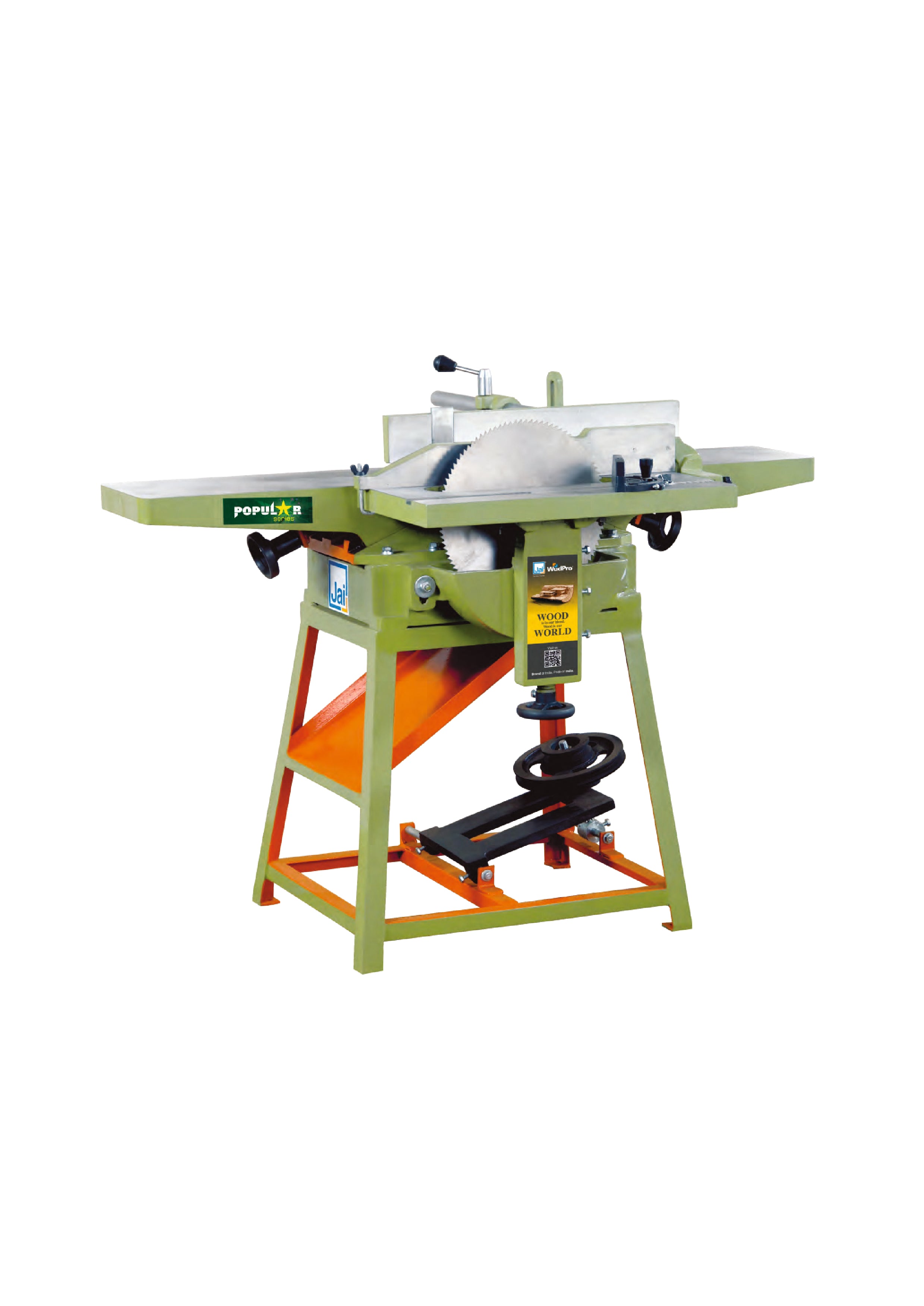 JAI J207 - 12 X 48 "  SURFACE  PLANNER WITH CIRCUALR SAW ATTACHMENT